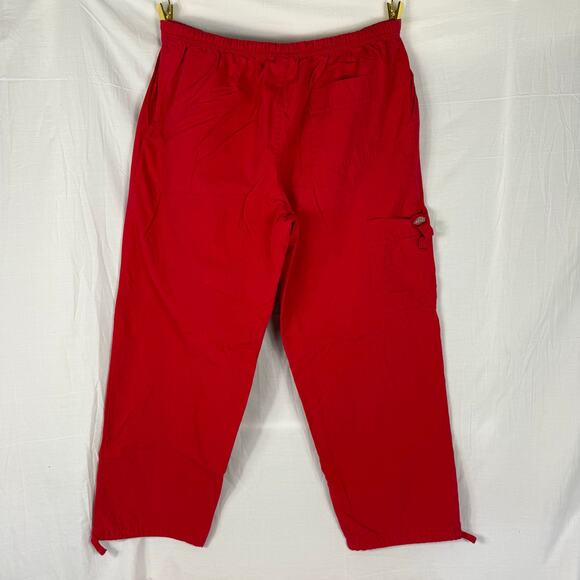 Dickies Scrub Pants Unisex Red Large Pockets Nursing Medical Drawstring - Picture 5 of 7